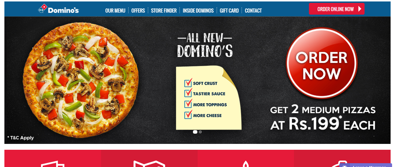 Domino s Pizza - online pizza buying