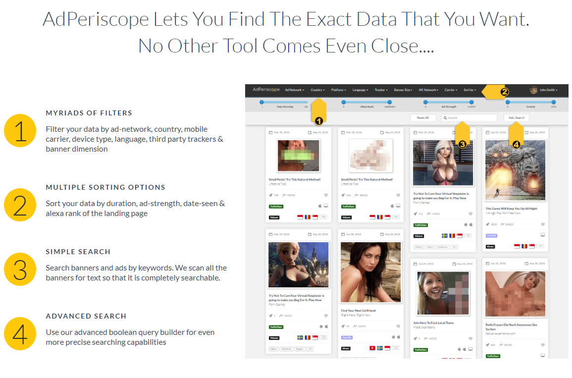 AdPeriscope Make Your Adult Ad Campaigns Massively Profitable