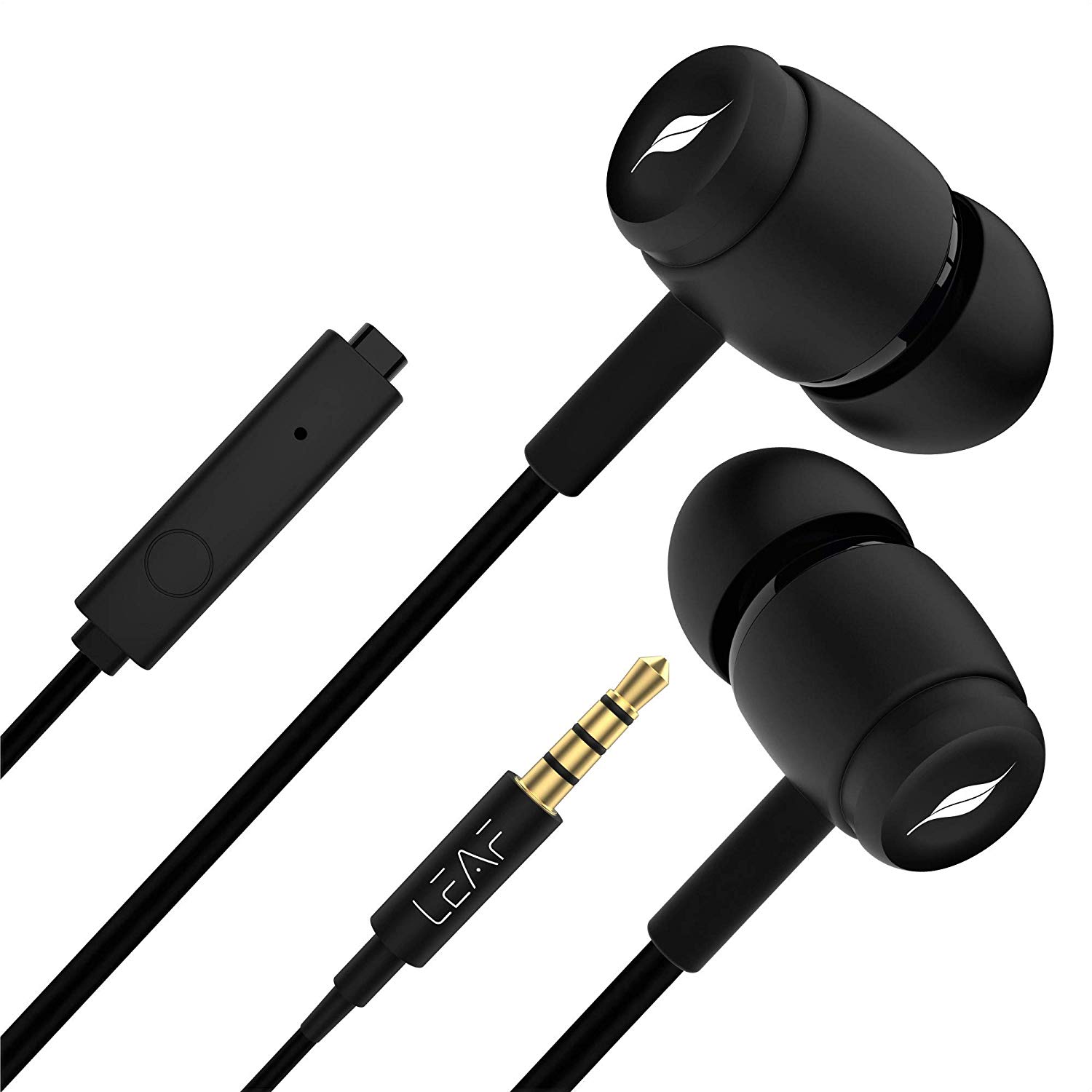 Leaf Basic Wired Earphones with Mic