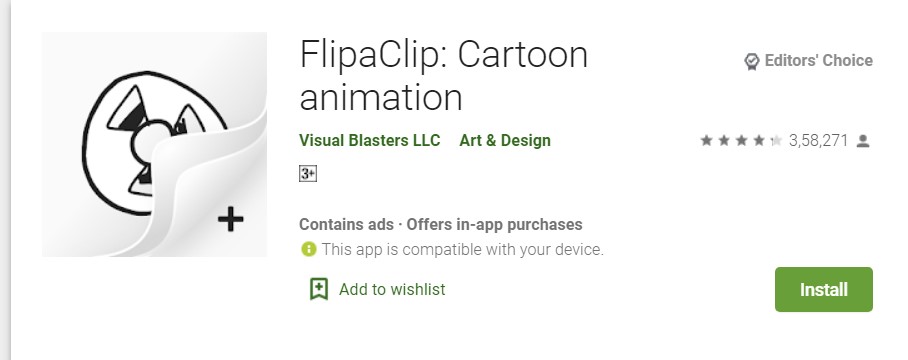 Flipaclip Android App