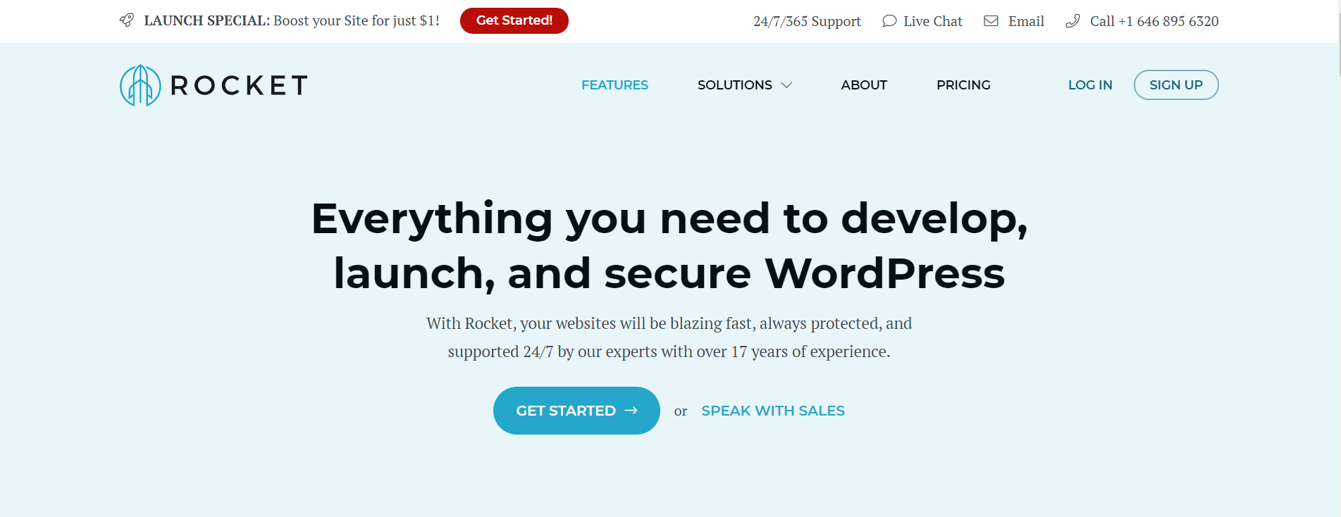 Rocket Review - Managed Wordpress Hosting