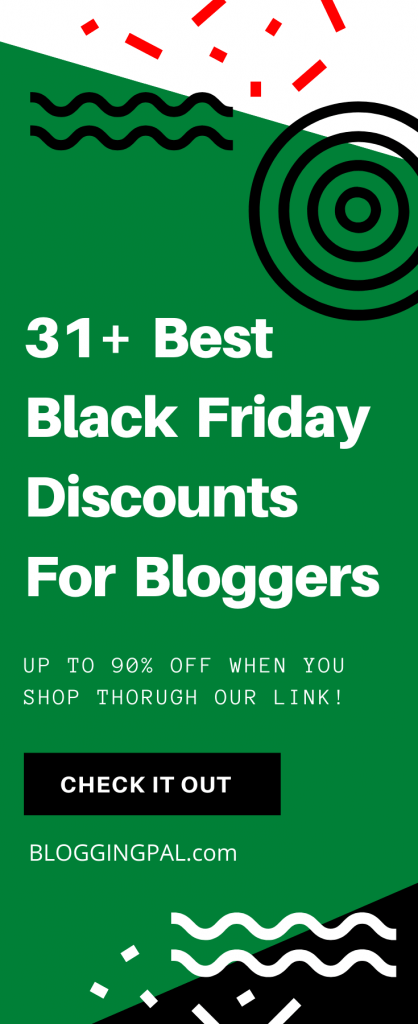 Black Friday Deals For Bloggers