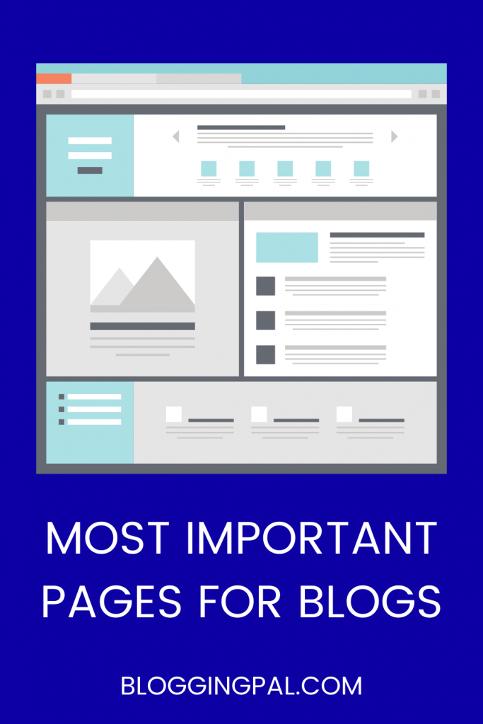 Most Important Pages For Blog
