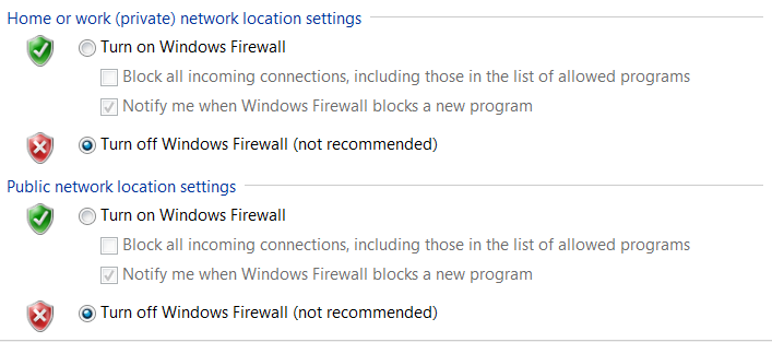 windows firewall