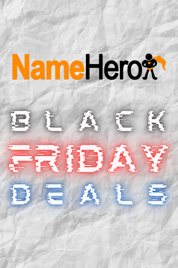 NameHero Black Friday Deals