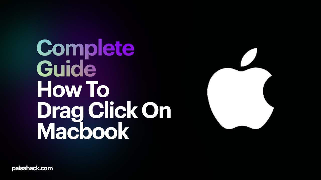how to drag and click on macbook