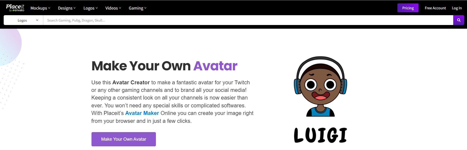 Place It - Cartoon Avatar Maker Online