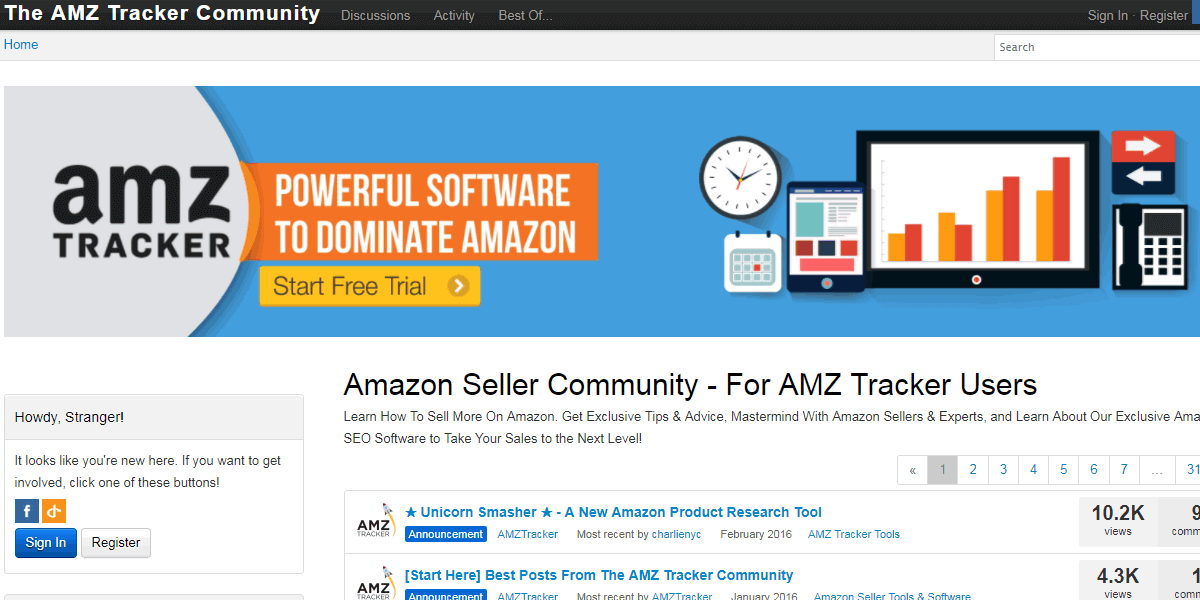 AMZ Tracker community fourm