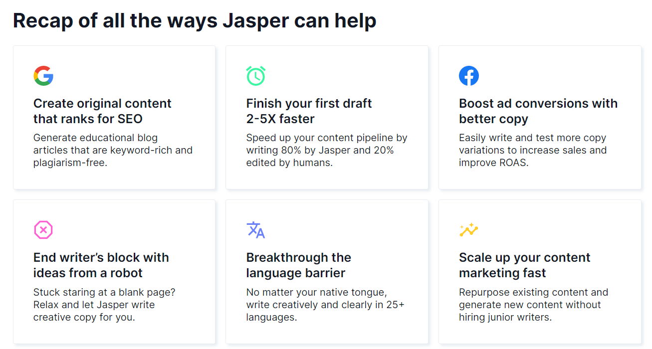 Jasper AI Features - Jasper AI Free Trial