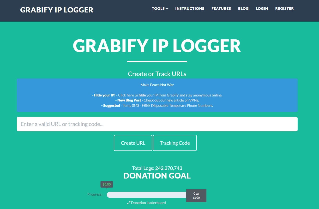 Use Grabify IP Logger