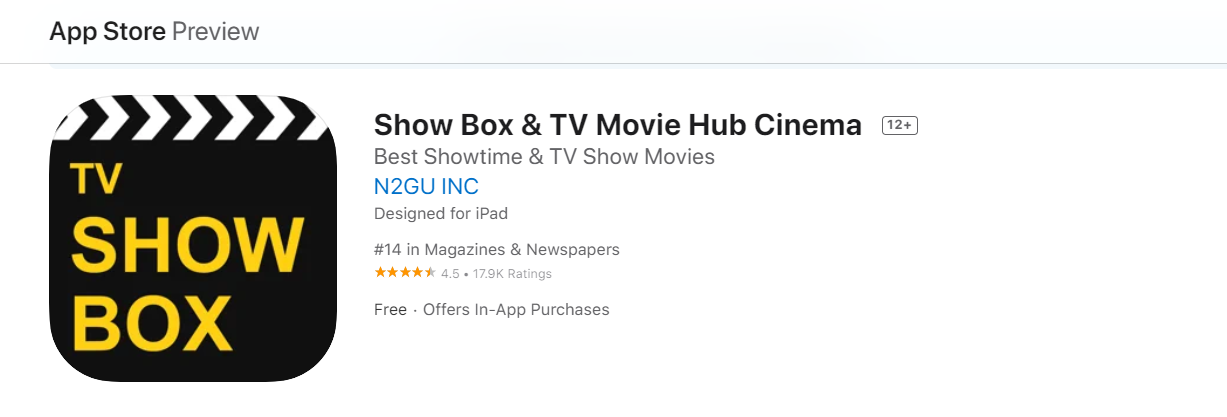 showbox : ShowBox App Download For iPhone