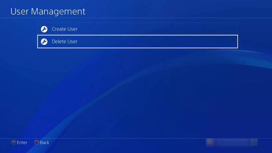 delete user : How To Delete A User Account On PS4 Console