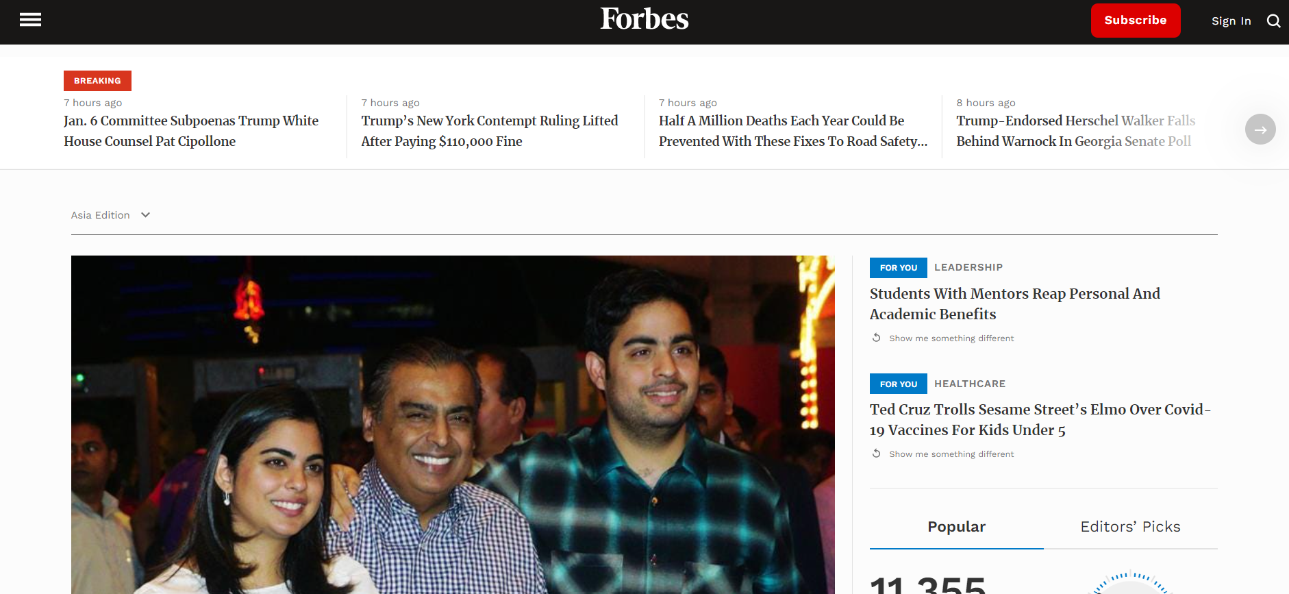 forbes - Unbiased News Sources