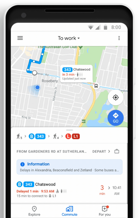 How To Check Traffic To Work Or Home On Google Maps
