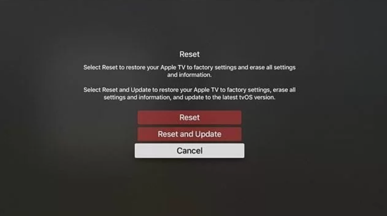restart : Hulu App Not Working On Apple TV 