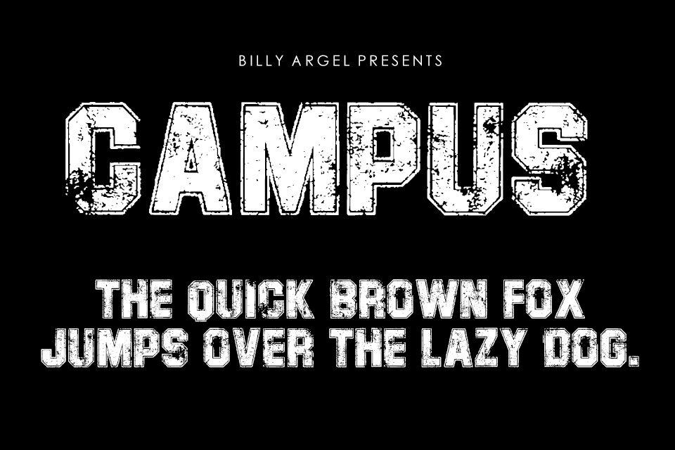 CAMPUS PERSONAL USE Font