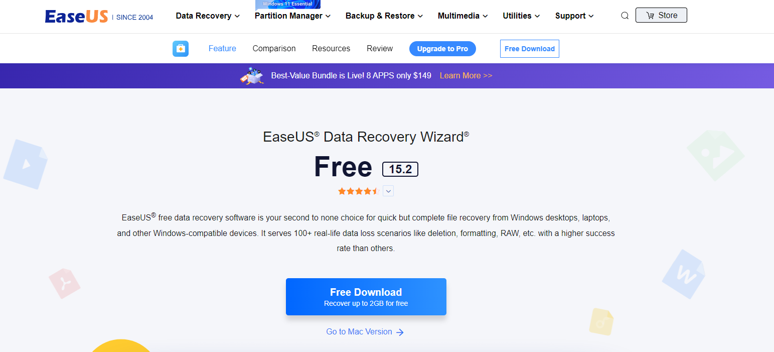 EaseUS Data Recovery Wizard : Recover Overwritten Files