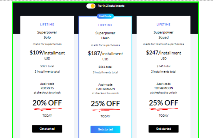 Closercopy Pricing Plans Overview