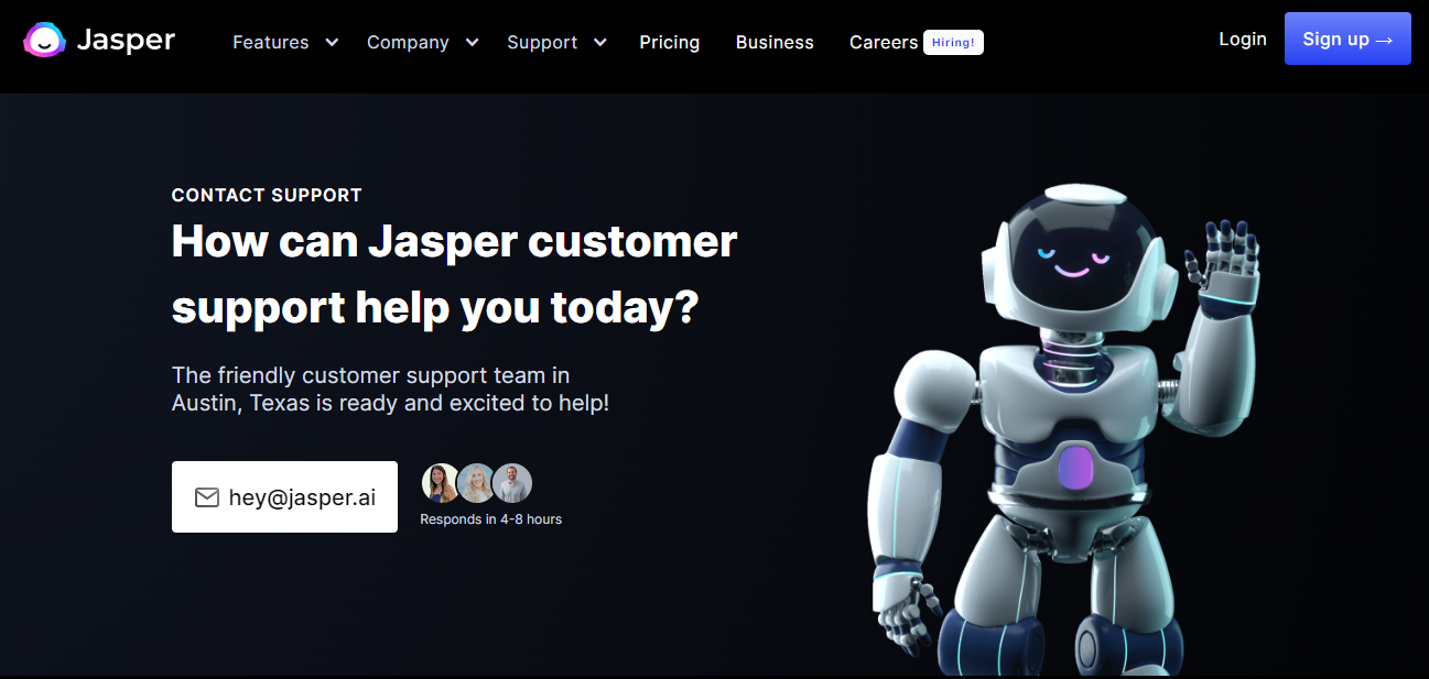 Jasper AI Support