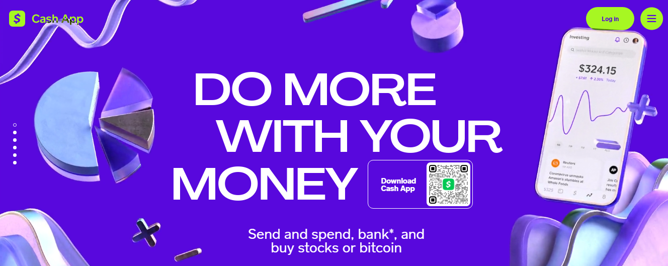 Cash App Homepage