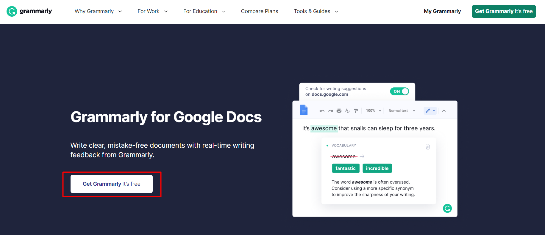 How to add Grammarly to Google Docs