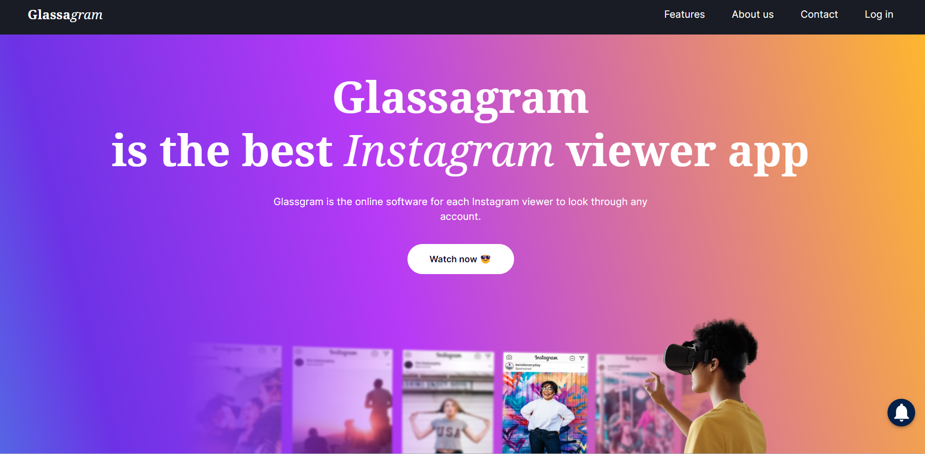 Glassagram- Best Picuki Alternatives