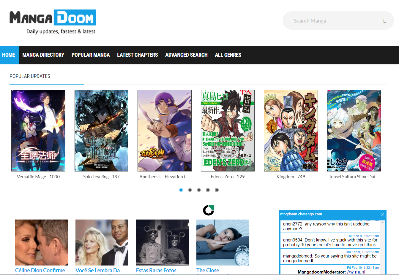 Manga Doom- Best Manga Websites
