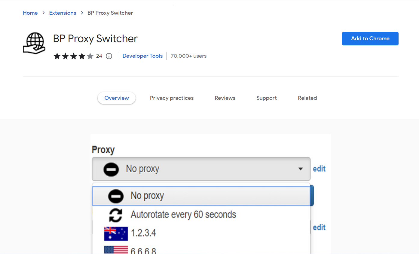 BP Proxy Switcher Overview