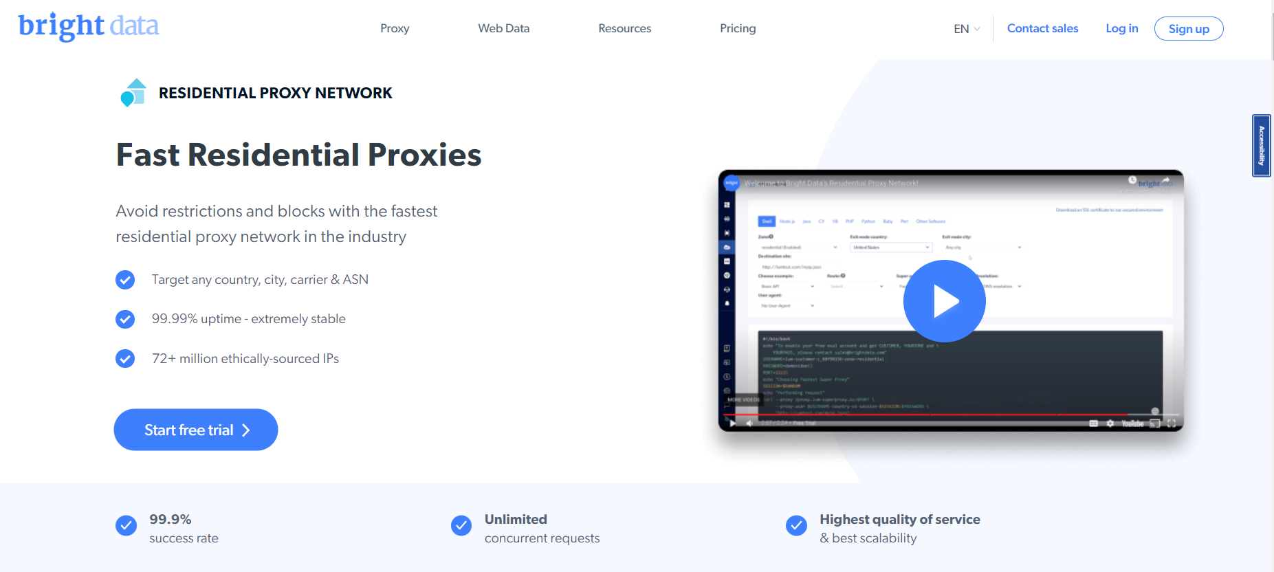 Bright Data Fast Residential Proxies