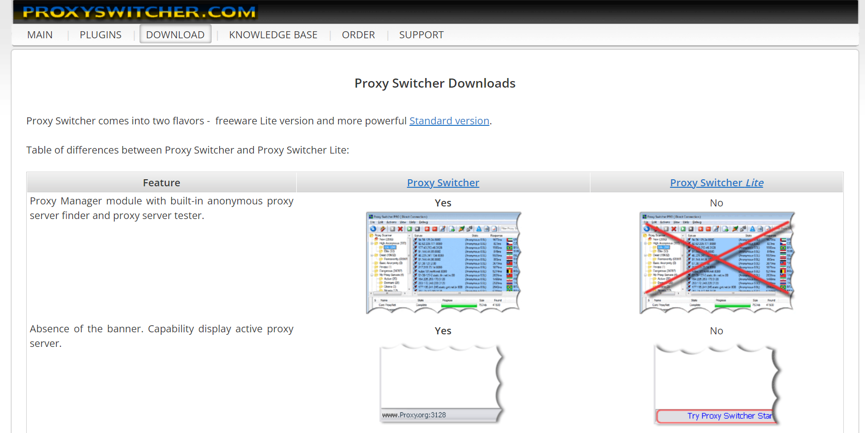 Proxy Switcher and Manager Oerview