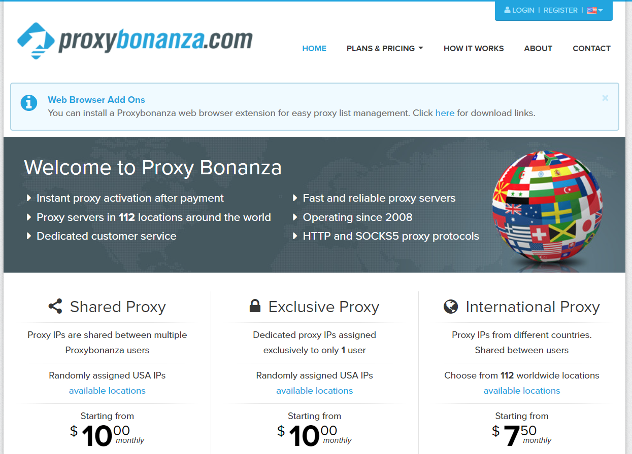 Proxybonanza Proxy Manager Overview