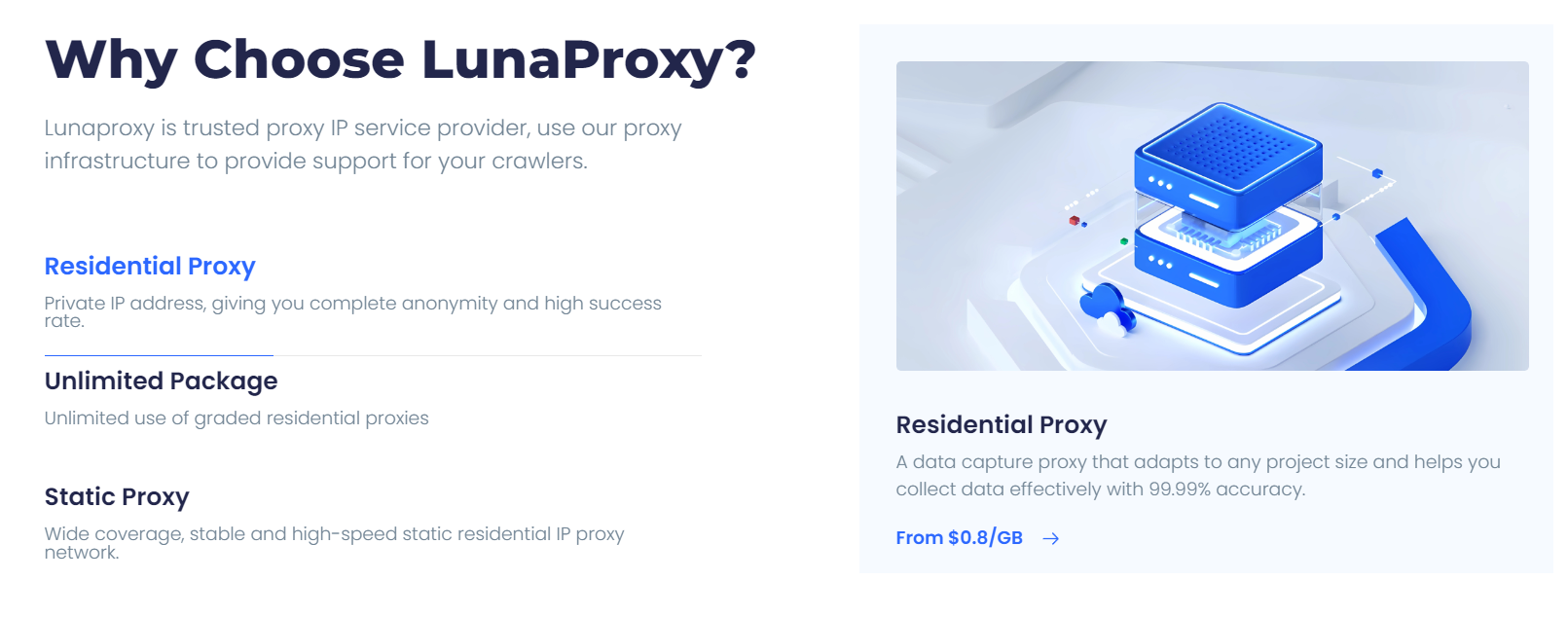 Services Offered by LunaProxy