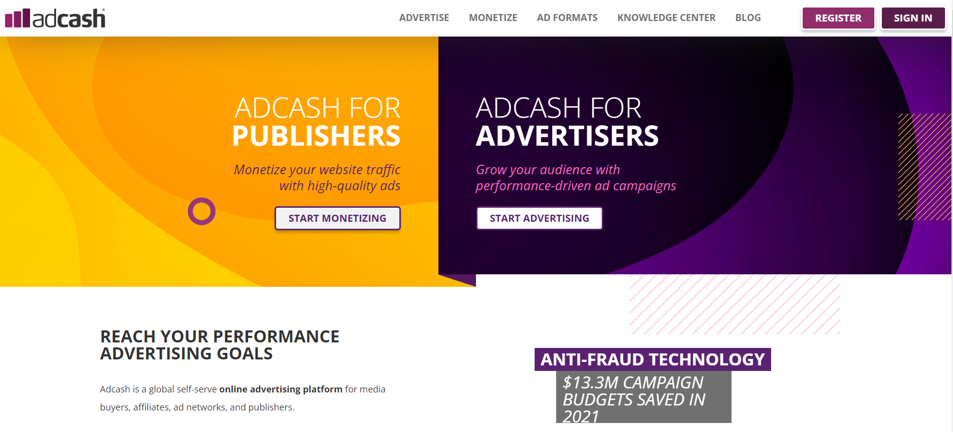 Adcash- Best Pop-Up Ad Networks