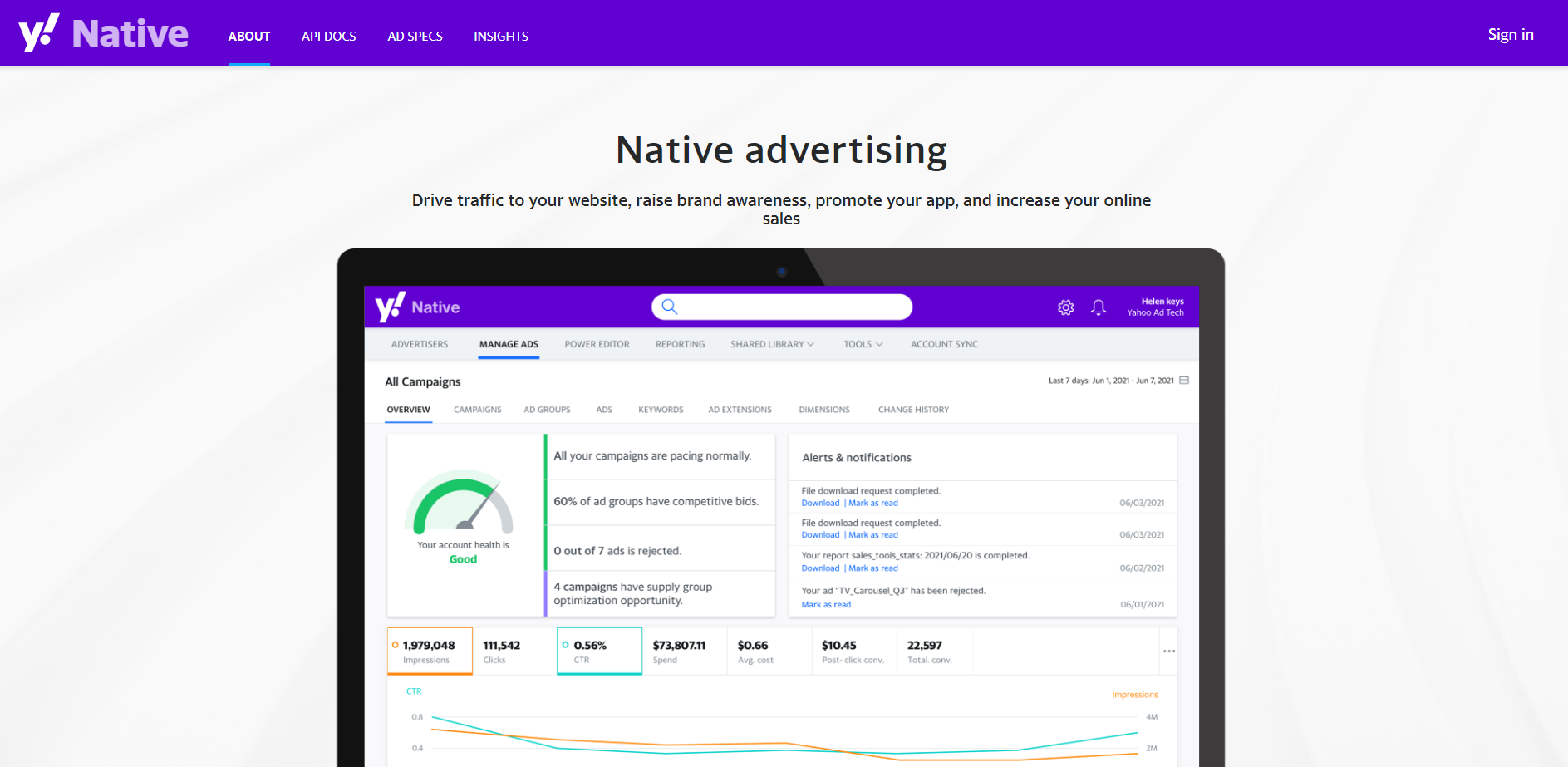 Yahoo Gemini- Best Native Ad Networks For Publishers