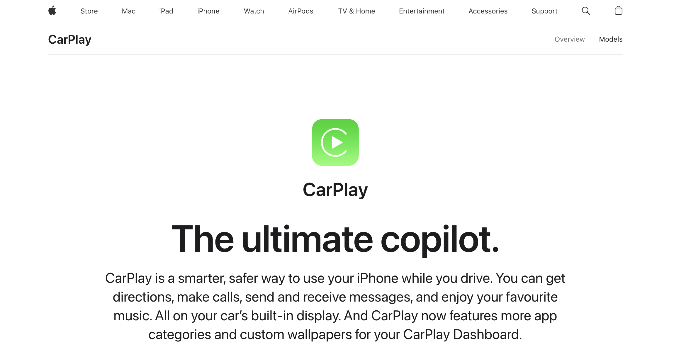 About Apple CarPlay