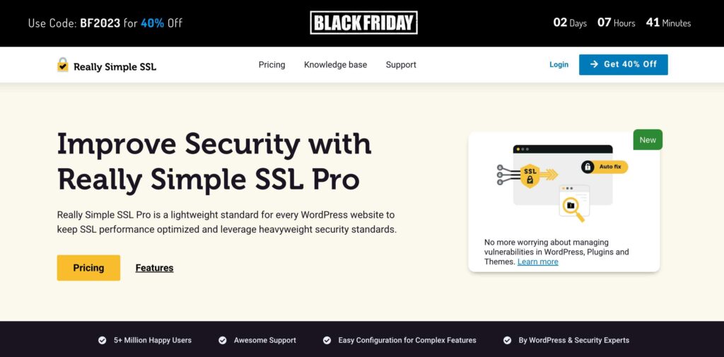 Visit Really Simple SSL Black Friday Deals