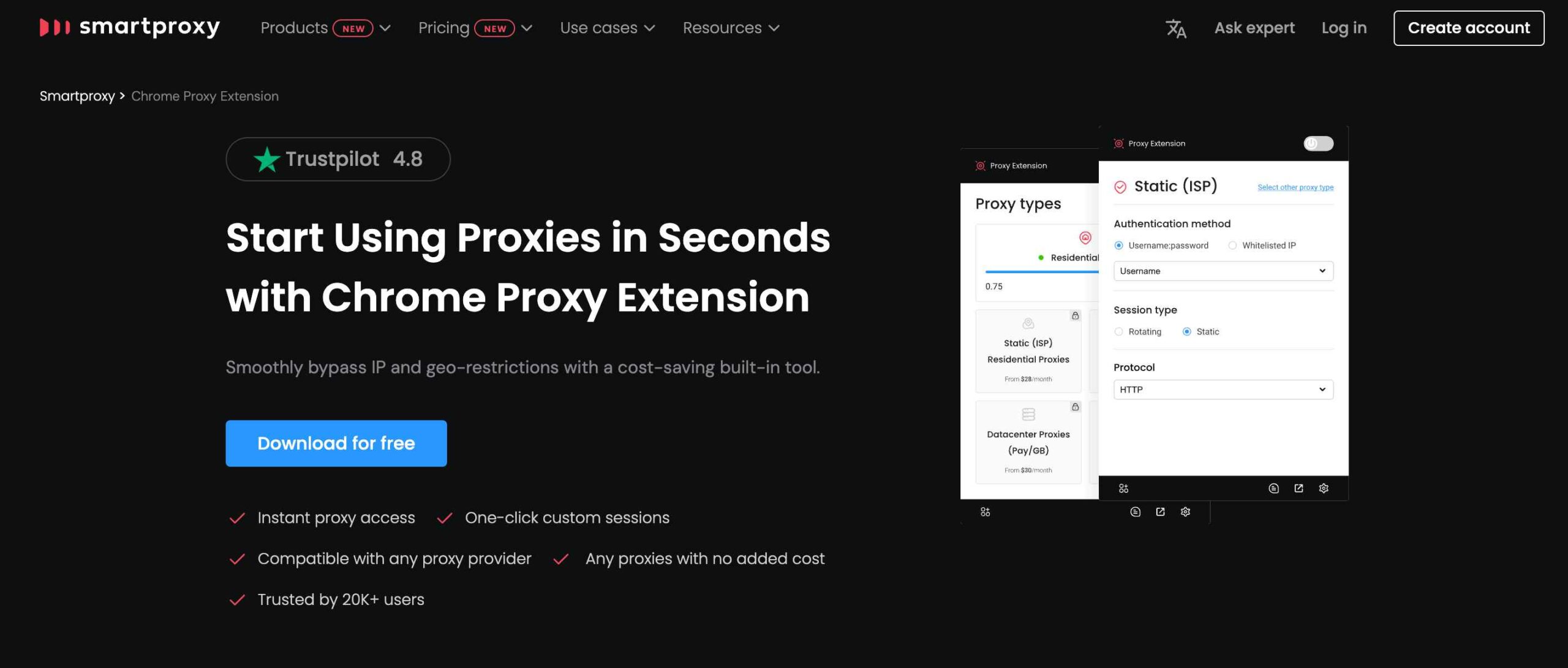 Chrome Proxy Extension
