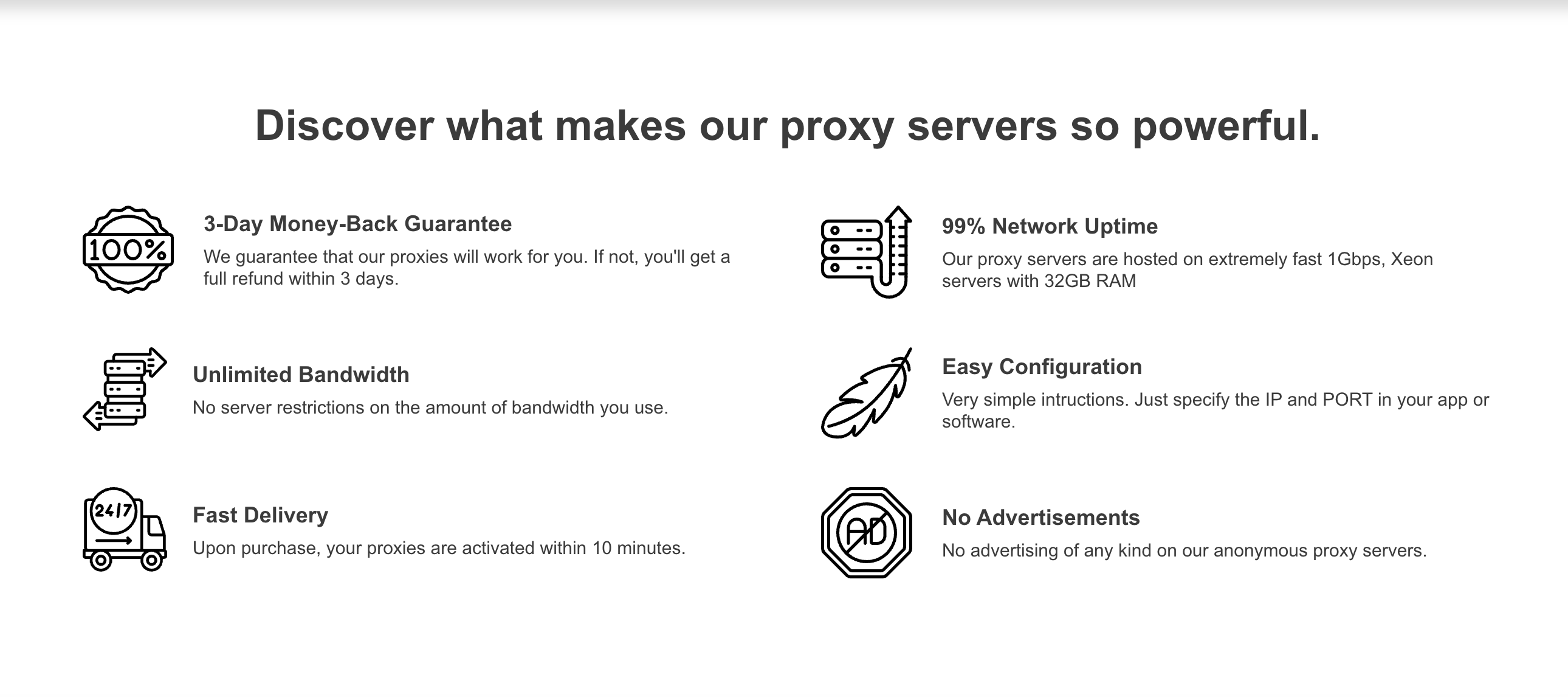 Features Of NinjaProxy