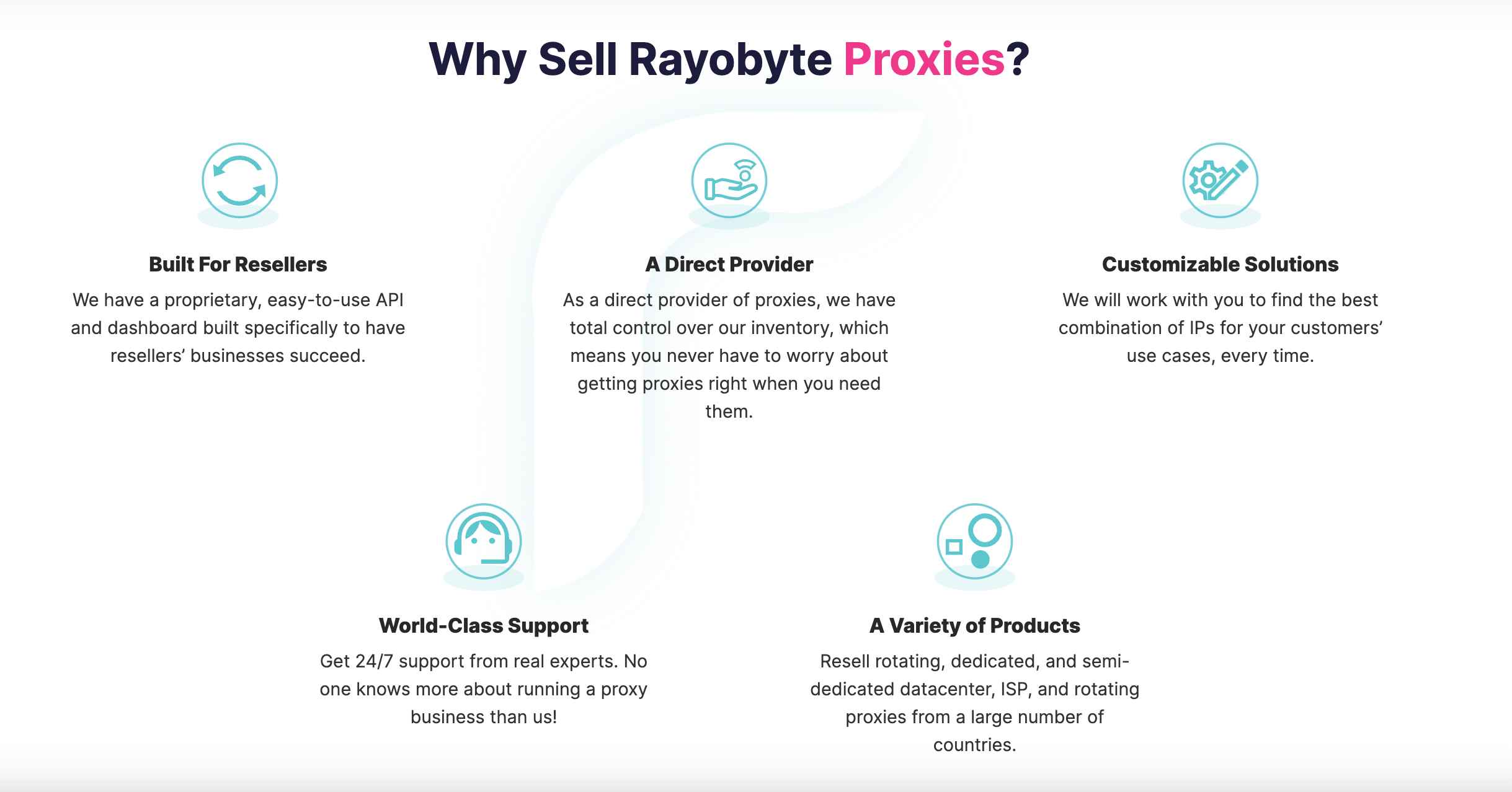 Reasons to Sell Rayobyte Proxies
