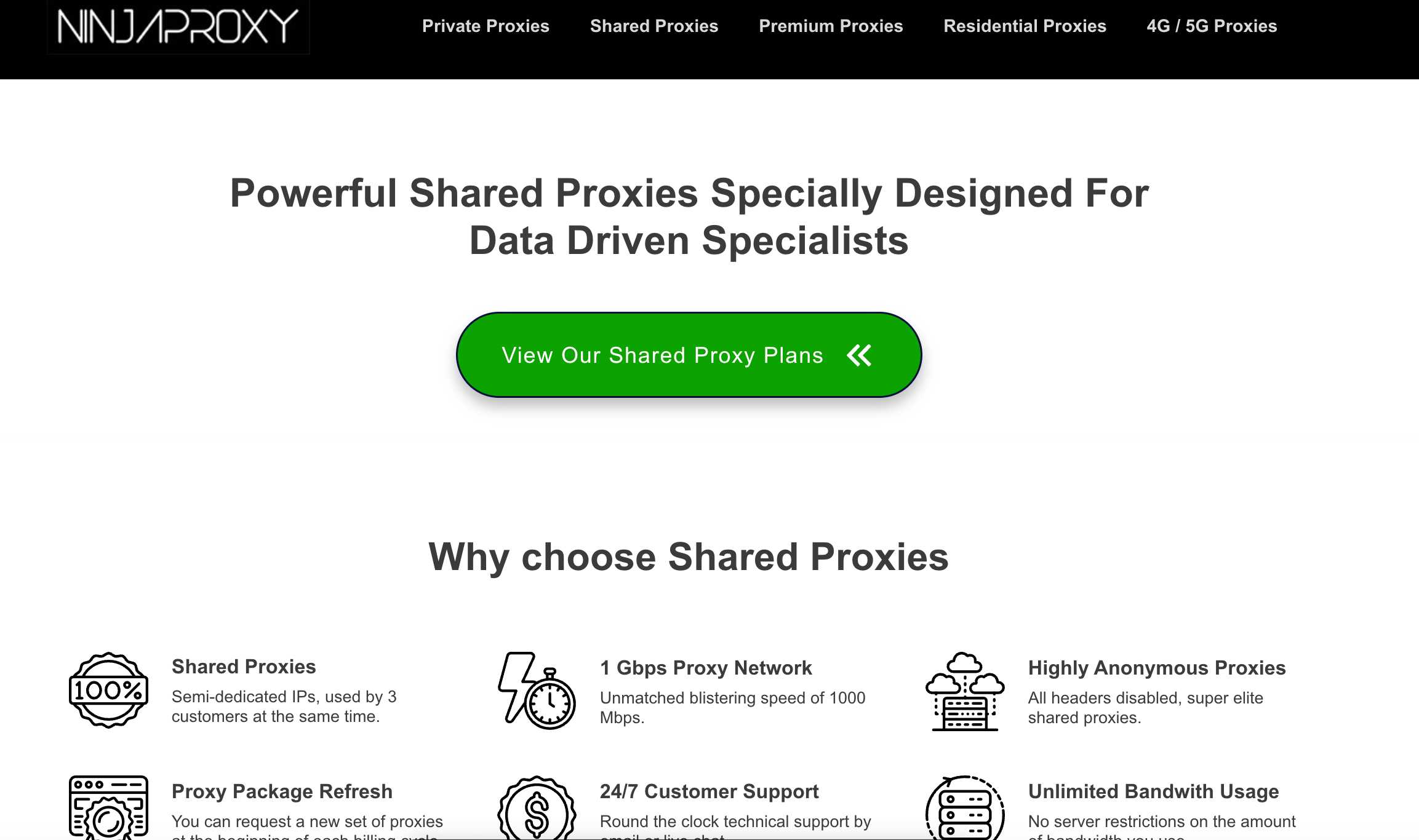Shared Proxies Service By NinjaProx