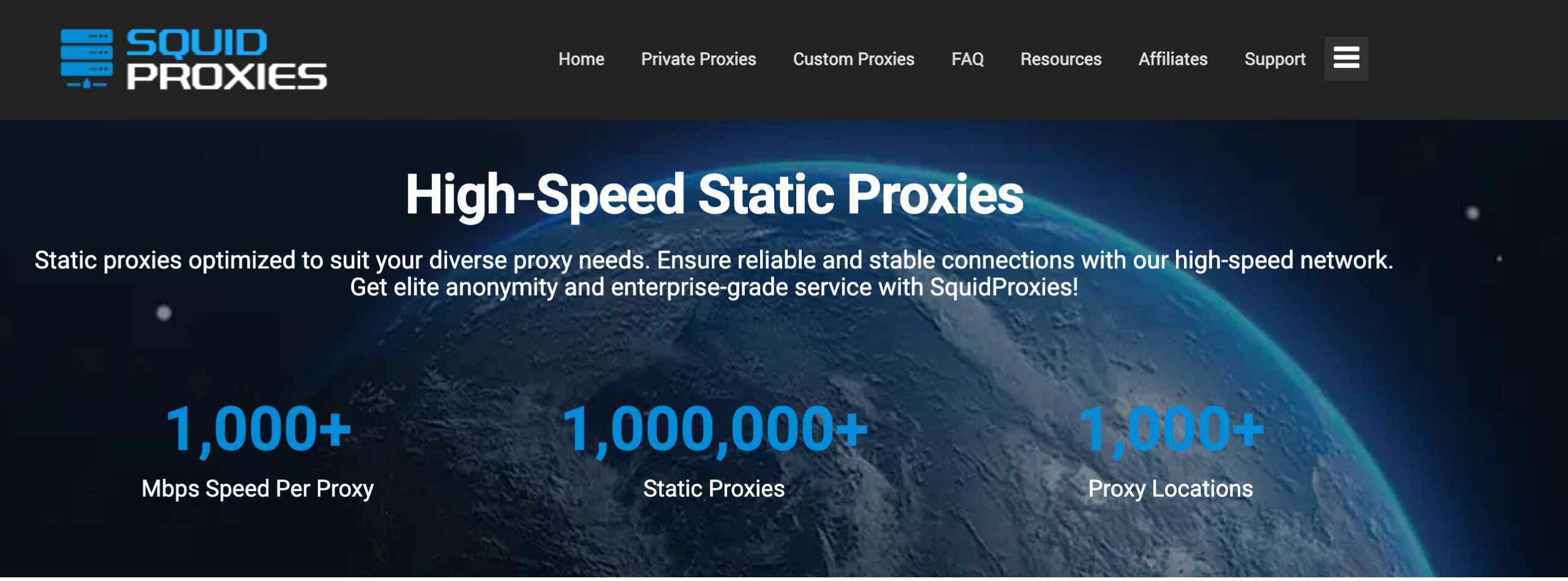 SquidProxies Static Proxies